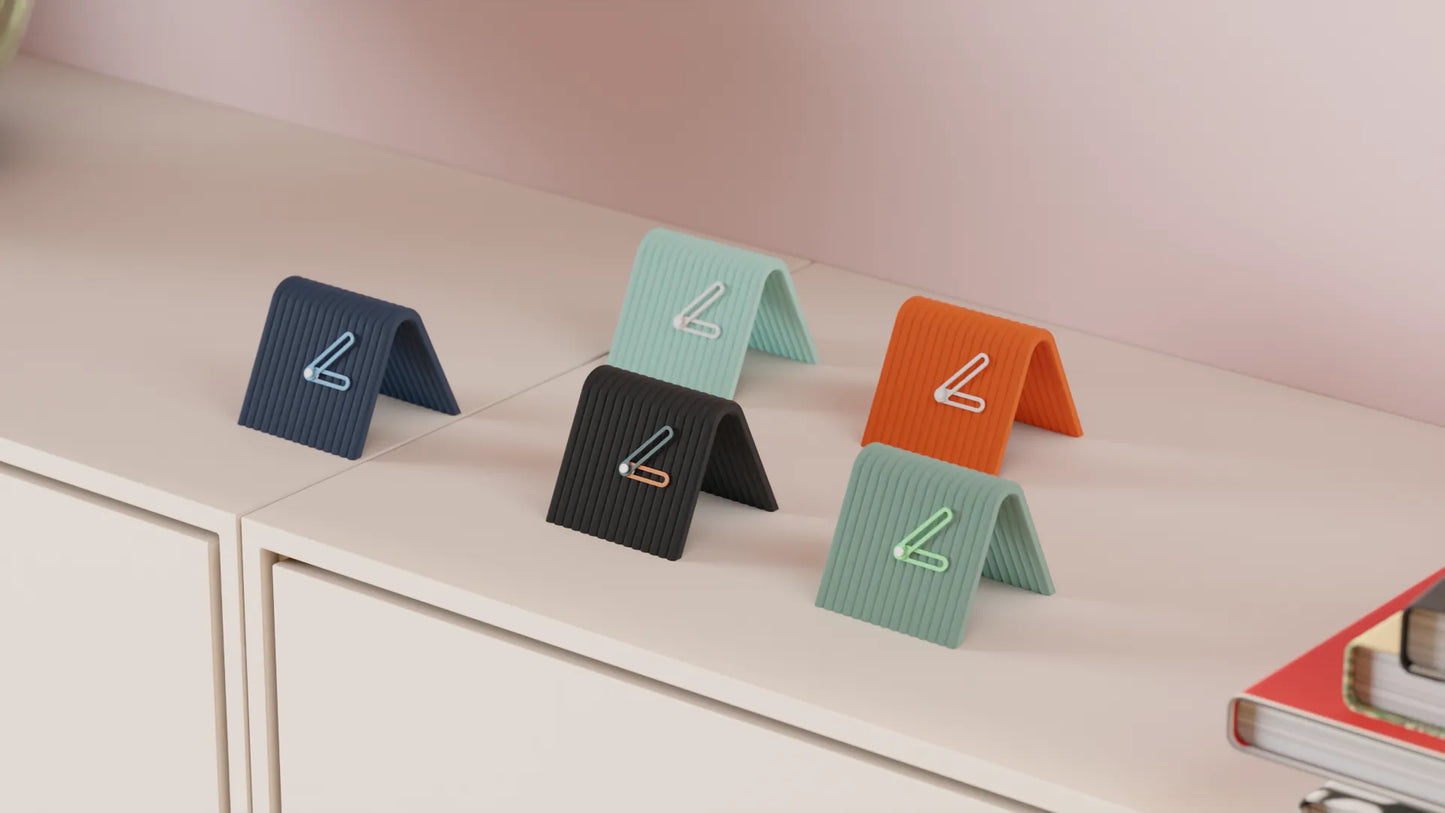 Reloj de Mesa Mini en 3D – Diseño Moderno en Forma de A