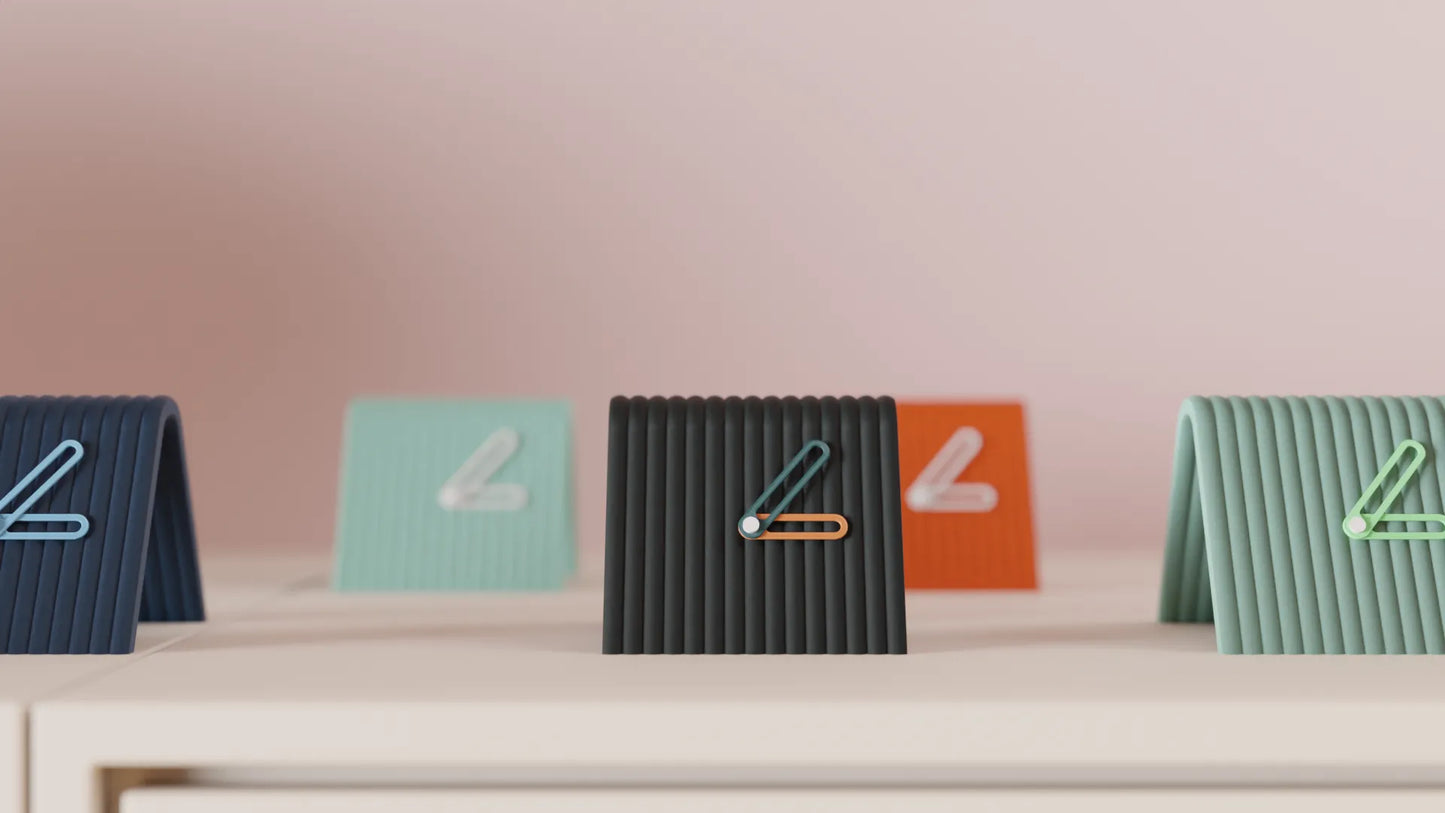 Reloj de Mesa Mini en 3D – Diseño Moderno en Forma de A