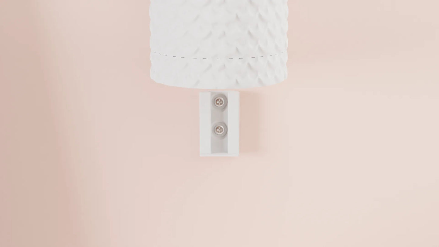 Macetero de pared impreso en 3D – diseño texturizado