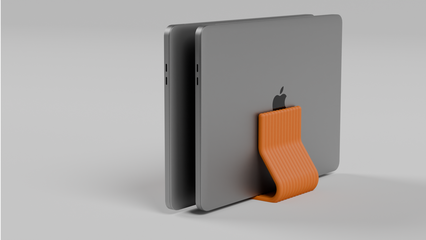 Soporte vertical doble para ordenador, Tablet, libros.