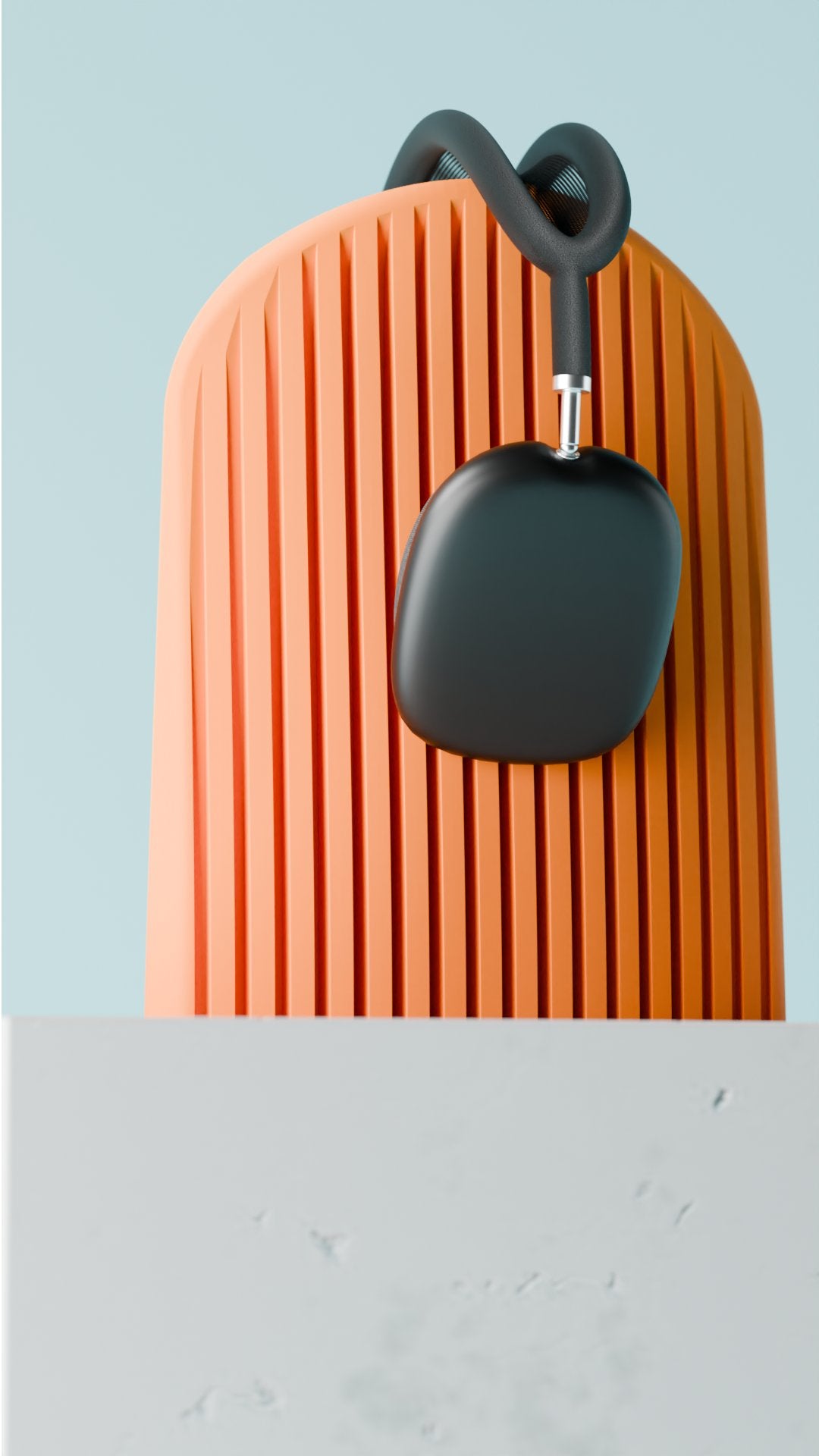 AURA | Soporte Moderno para Auriculares | Diseño Acanalado para Escritorio