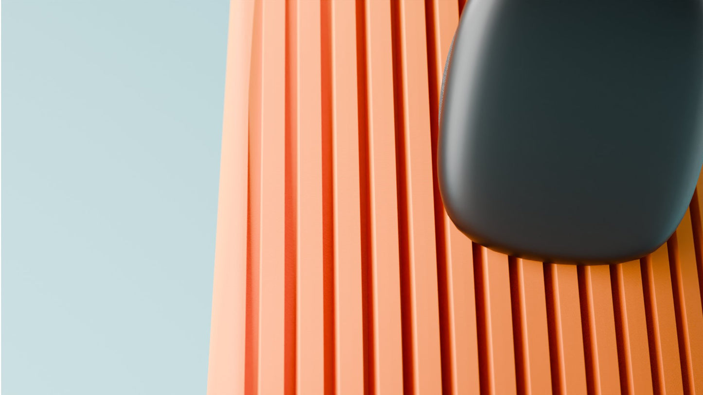AURA | Soporte Moderno para Auriculares | Diseño Acanalado para Escritorio