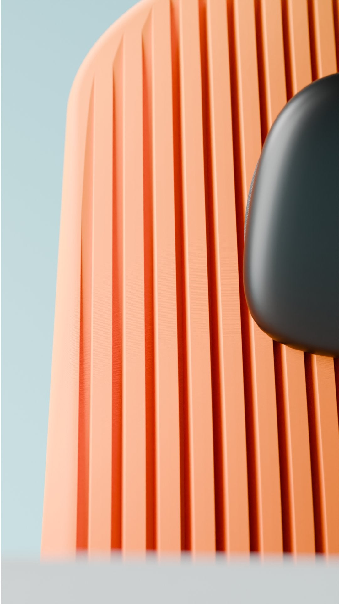 AURA | Soporte Moderno para Auriculares | Diseño Acanalado para Escritorio