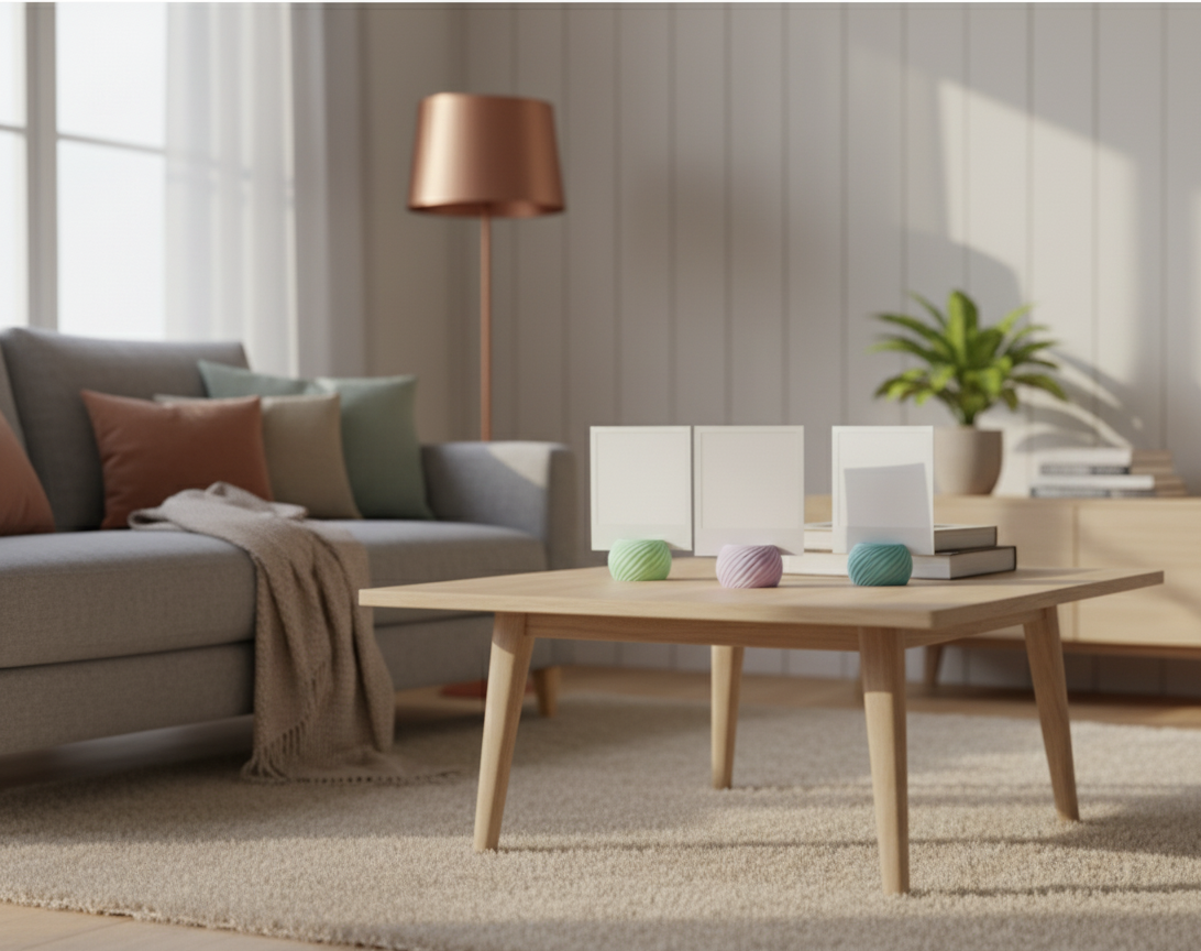 Pack de 3 Soportes para Fotos en Espiral | Expositor de Fotos Minimalista | Impresión 3D Decoración