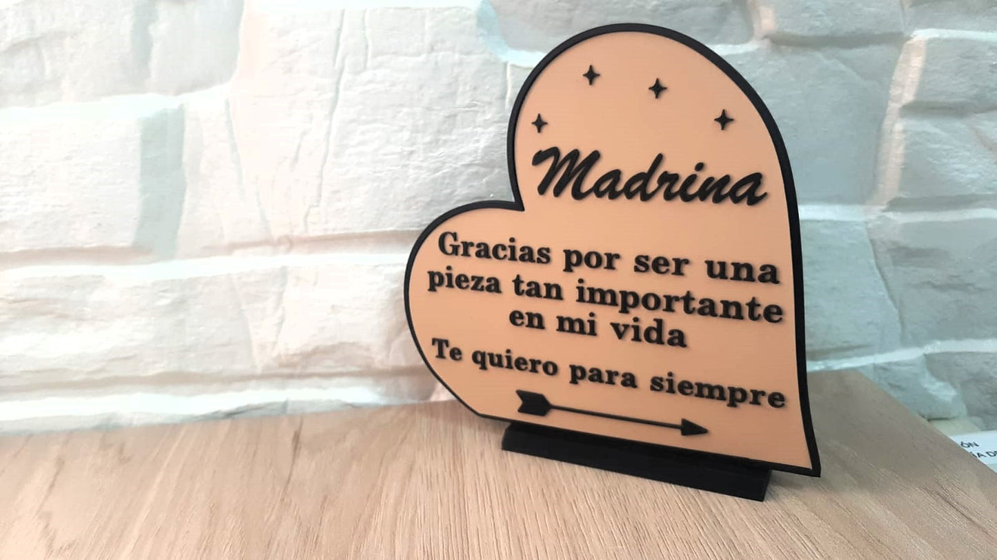 Regalo madrina, padrino o persona especial