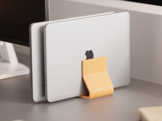 Soporte vertical doble para ordenador, Tablet, libros.