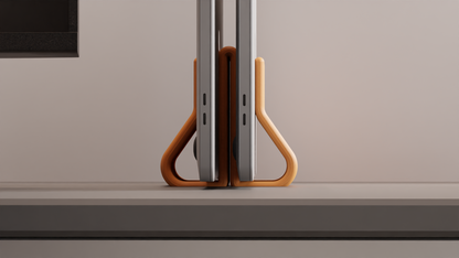 Soporte vertical doble para ordenador, Tablet, libros.