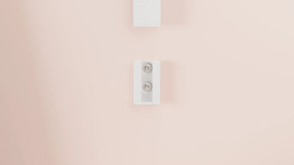 Maceta de Pared con Drenaje – Diseño Decorativo Impreso en 3D (12 cm)