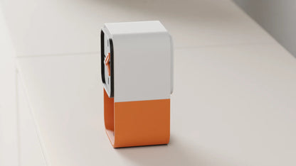 Reloj de Mesa Vertical Impreso en 3D: Diseño Moderno y Colorido con caja secreta trasera.