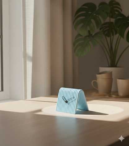 Reloj de Mesa Mini en 3D – Diseño Moderno en Forma de A