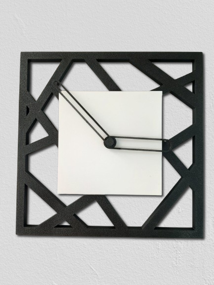 Reloj de pared rectas