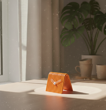 Reloj de Mesa Mini en 3D – Diseño Moderno en Forma de A