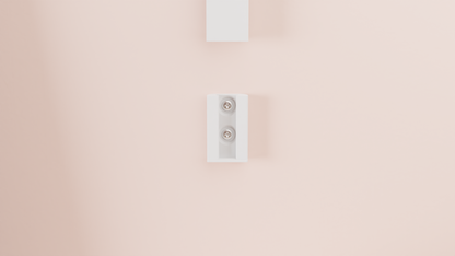 Pack de 4 Mini Maceteros de Pared - Textura de Confeti en Tonos Pastel